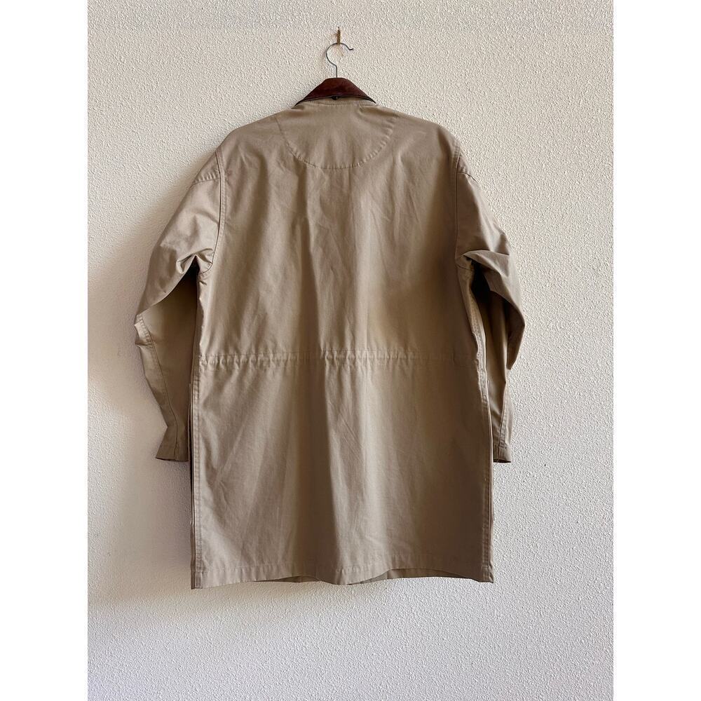 Vintage Banana Republic Safari Trading Co. Leather Collar Jacket - Picture 5 of 6